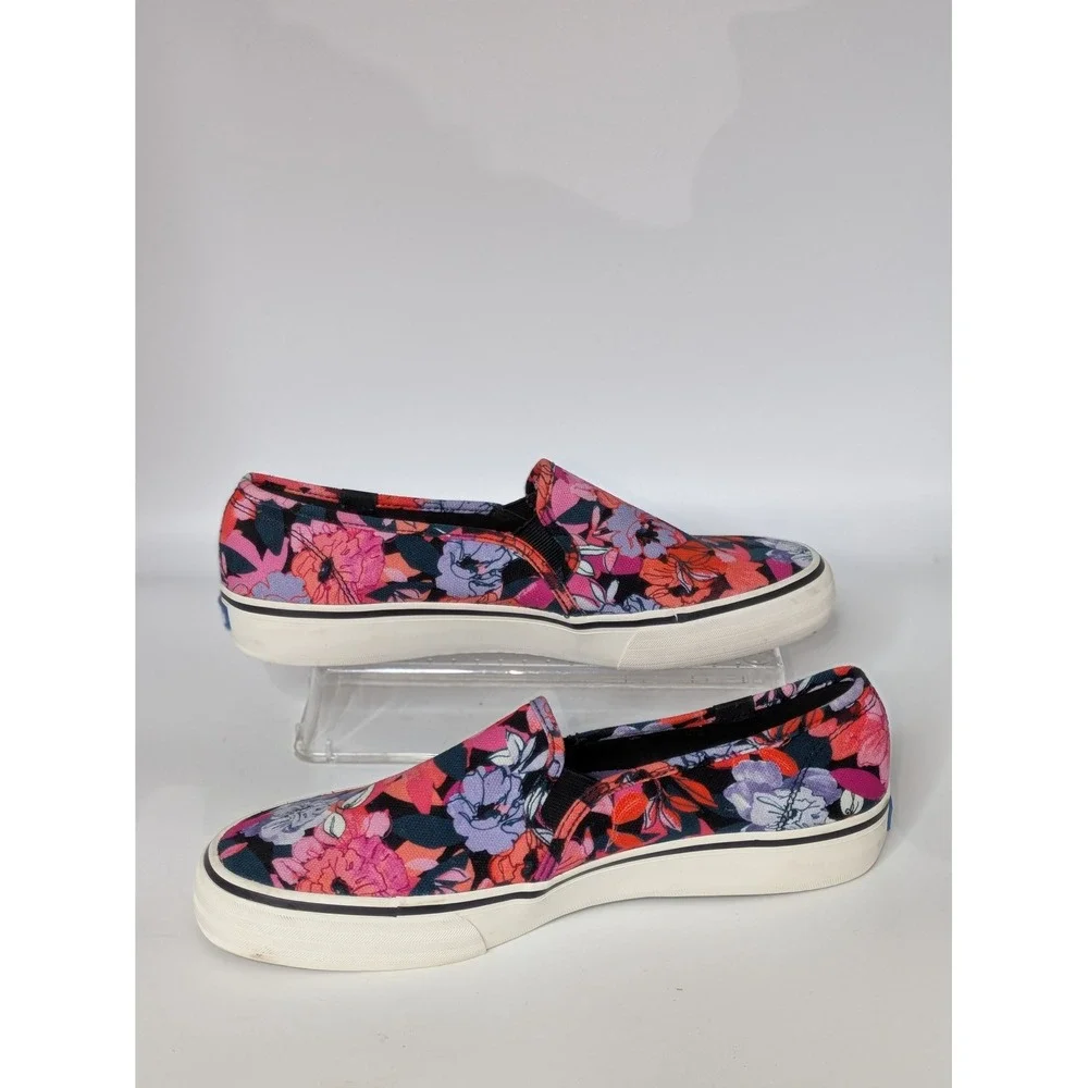 Keds Women's Size 9 Floral Slip On Sneakers Multicolor Canvas Dream Foam